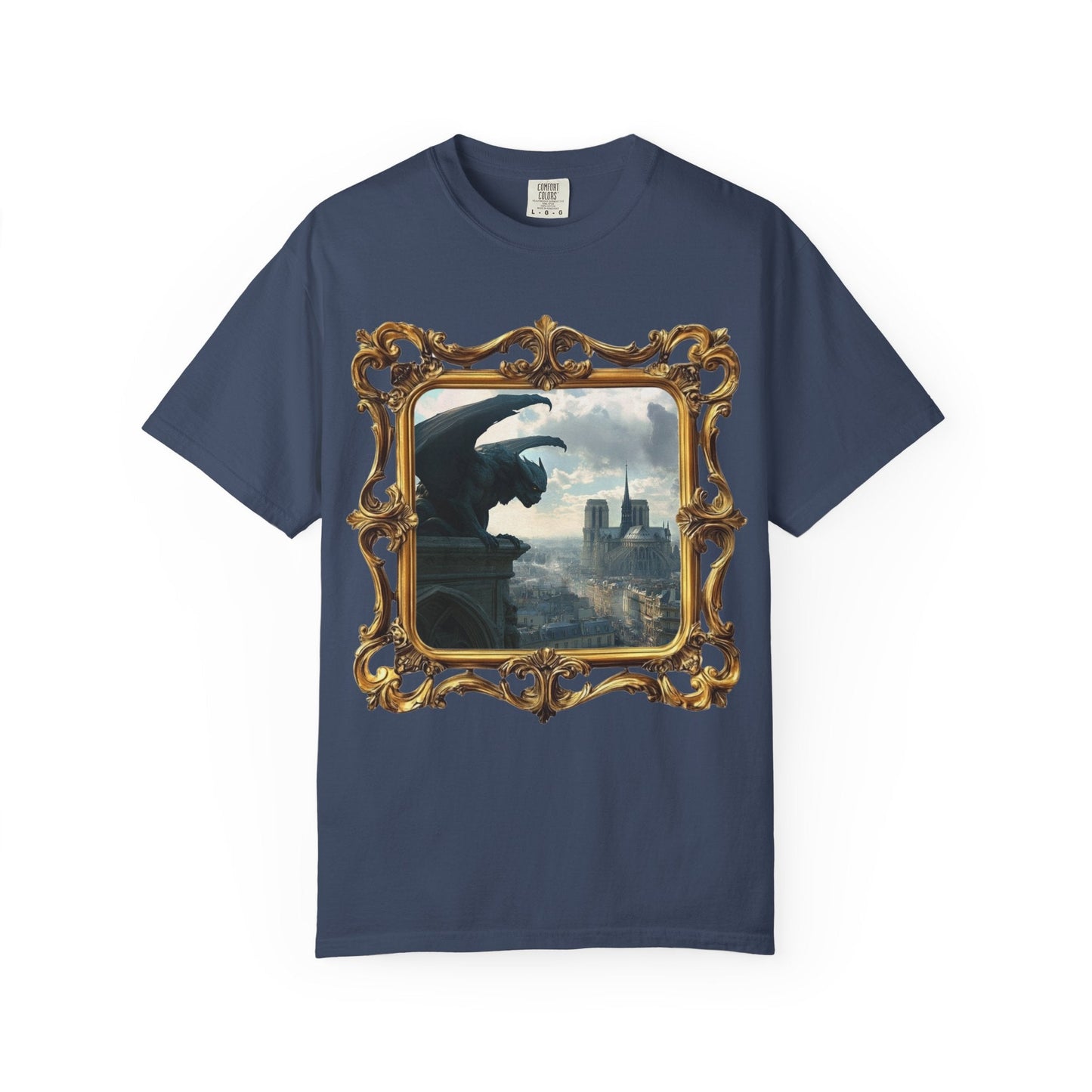 Paris mysteries gothic t-Shirt - Unique gargoyle design