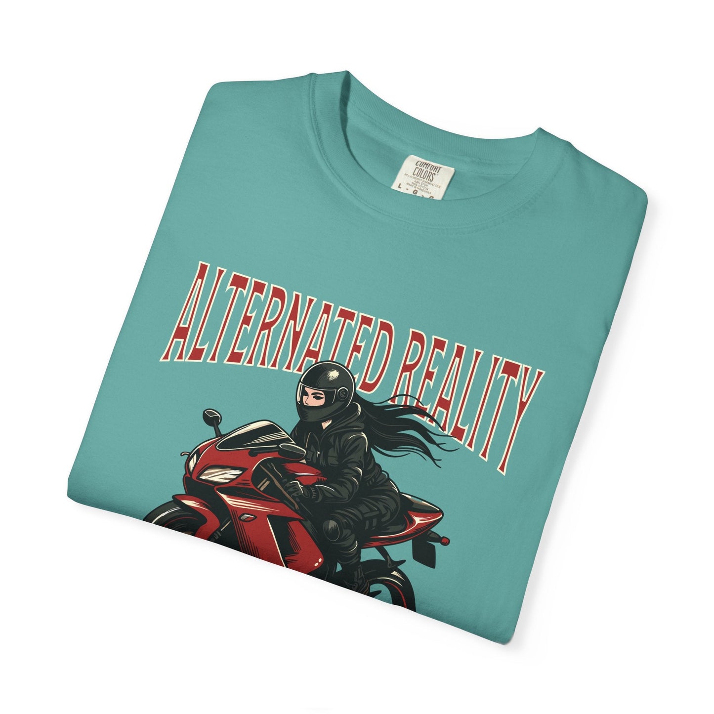 Woman Biker t- shirt - Empowerment & vintage style