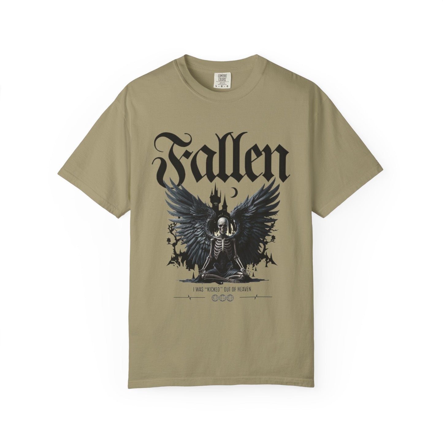 Fallen angel gothic t-shirt - Dark & Mystical Style - Rock attitude