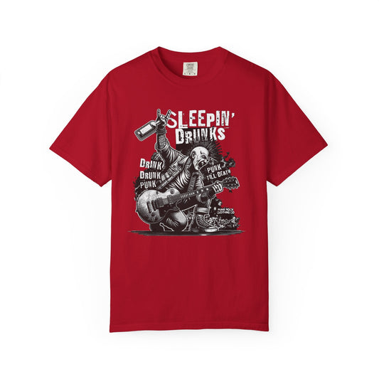Sleeping drunks t-Shirt - punk is not dead & quirky casual wear