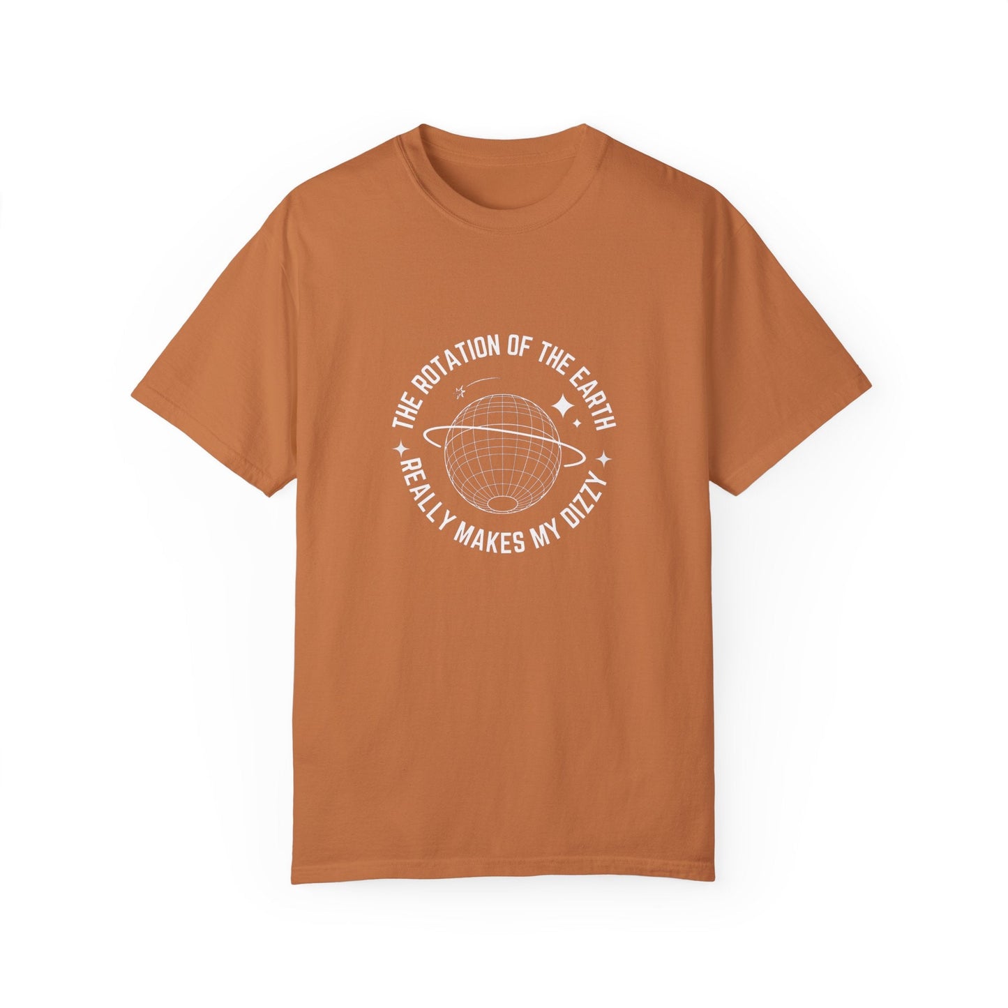 Touristic figure t-shirt | trendy & unique globe design earth rotation