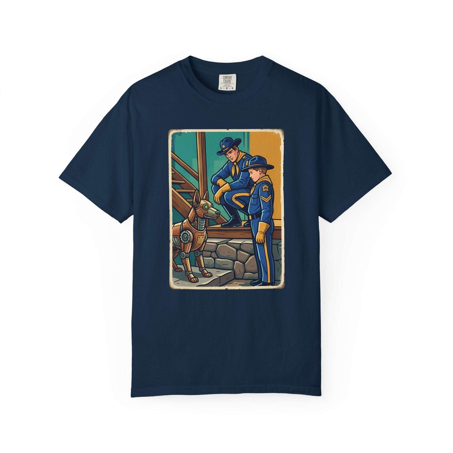 Clang Tintin Robot Dog T-Shirt for Classic TV lovers