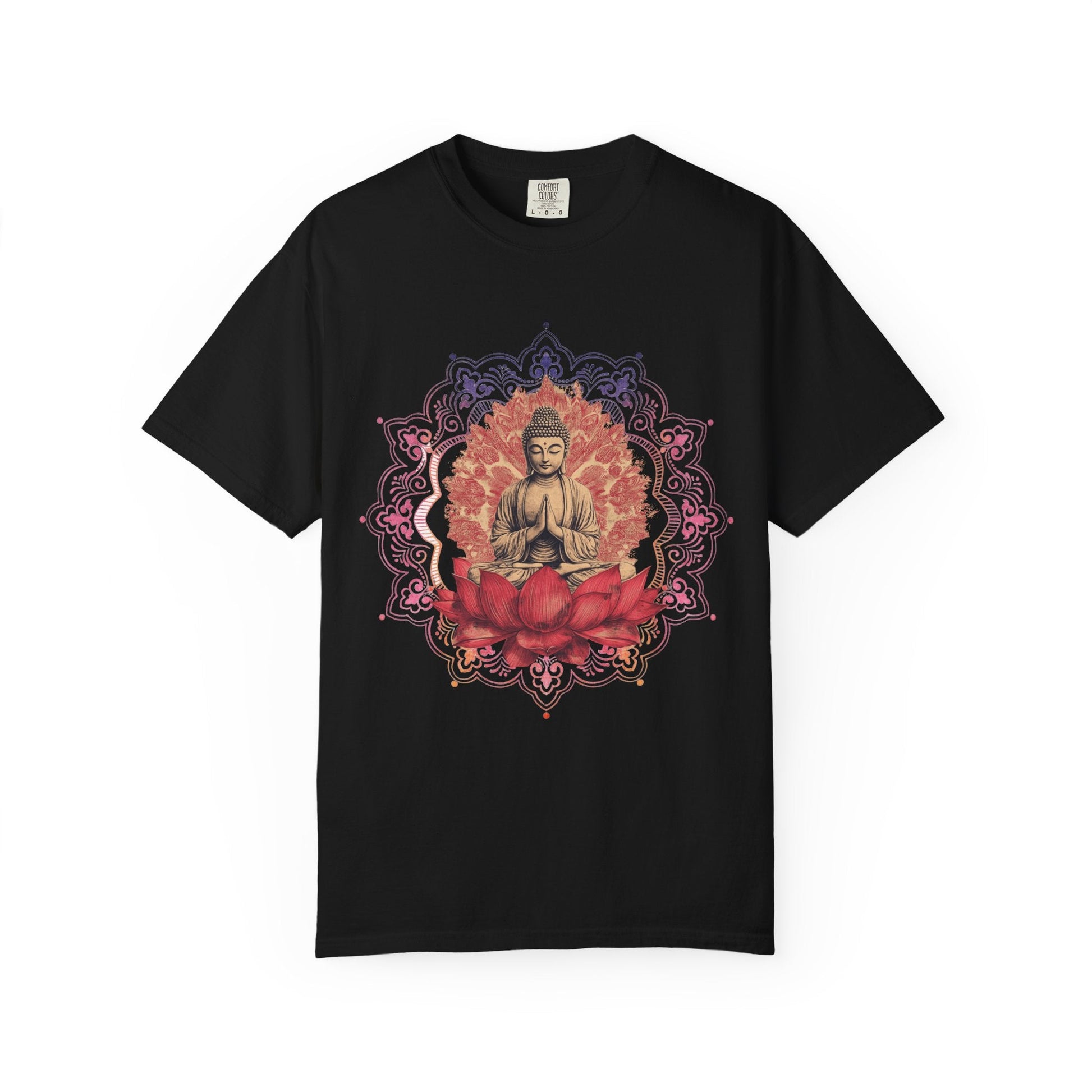 Lotus meditation t-shirt for peaceful and stylish wear