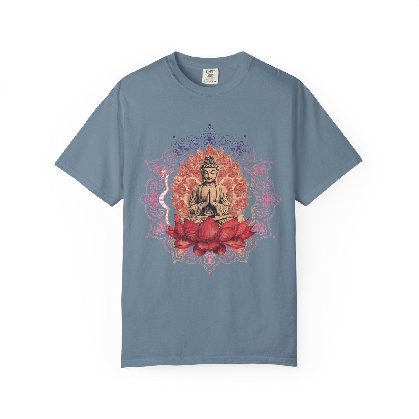 Lotus meditation t-shirt for peaceful and stylish wear