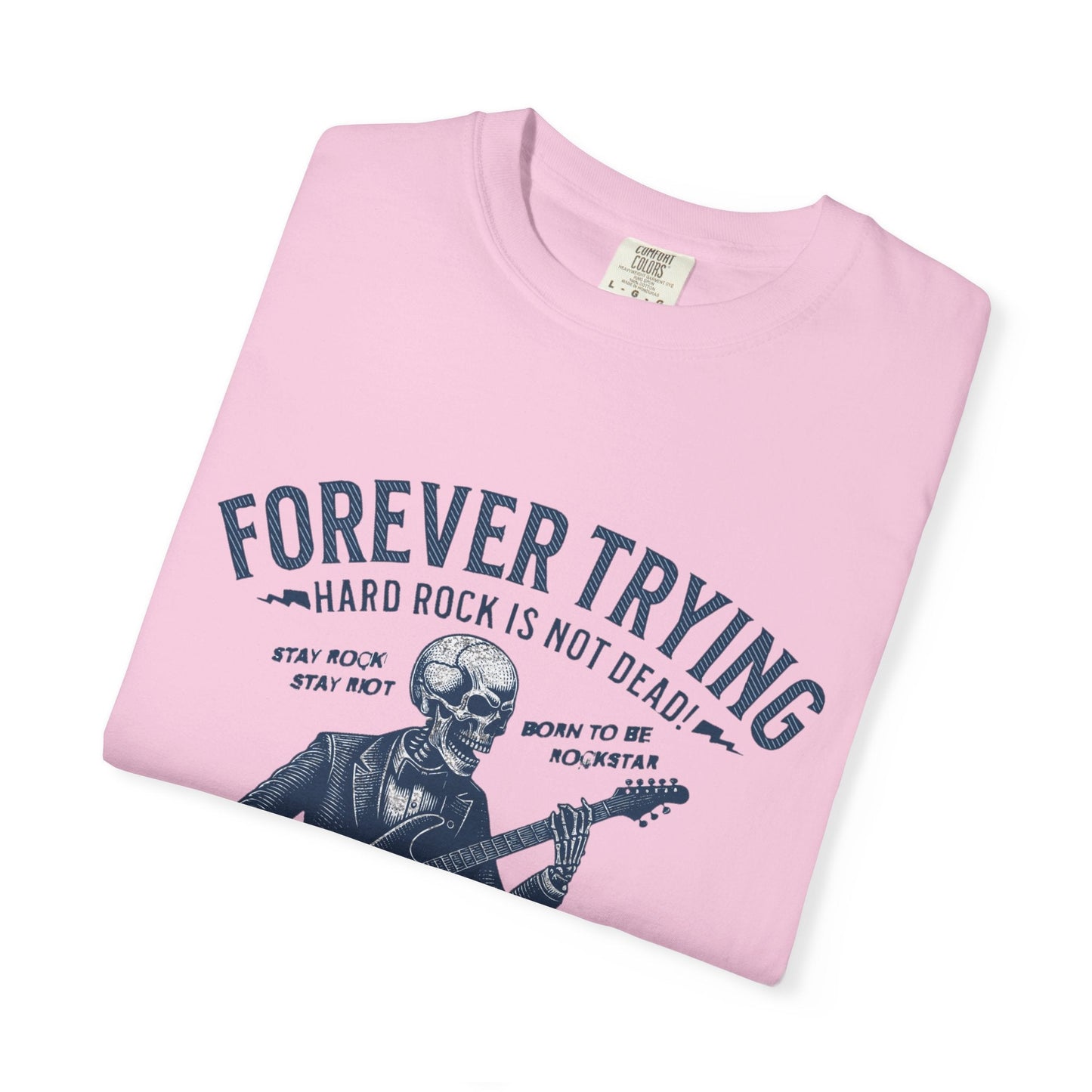 Rose rocker guitarist: stylish t-shirt for rockers