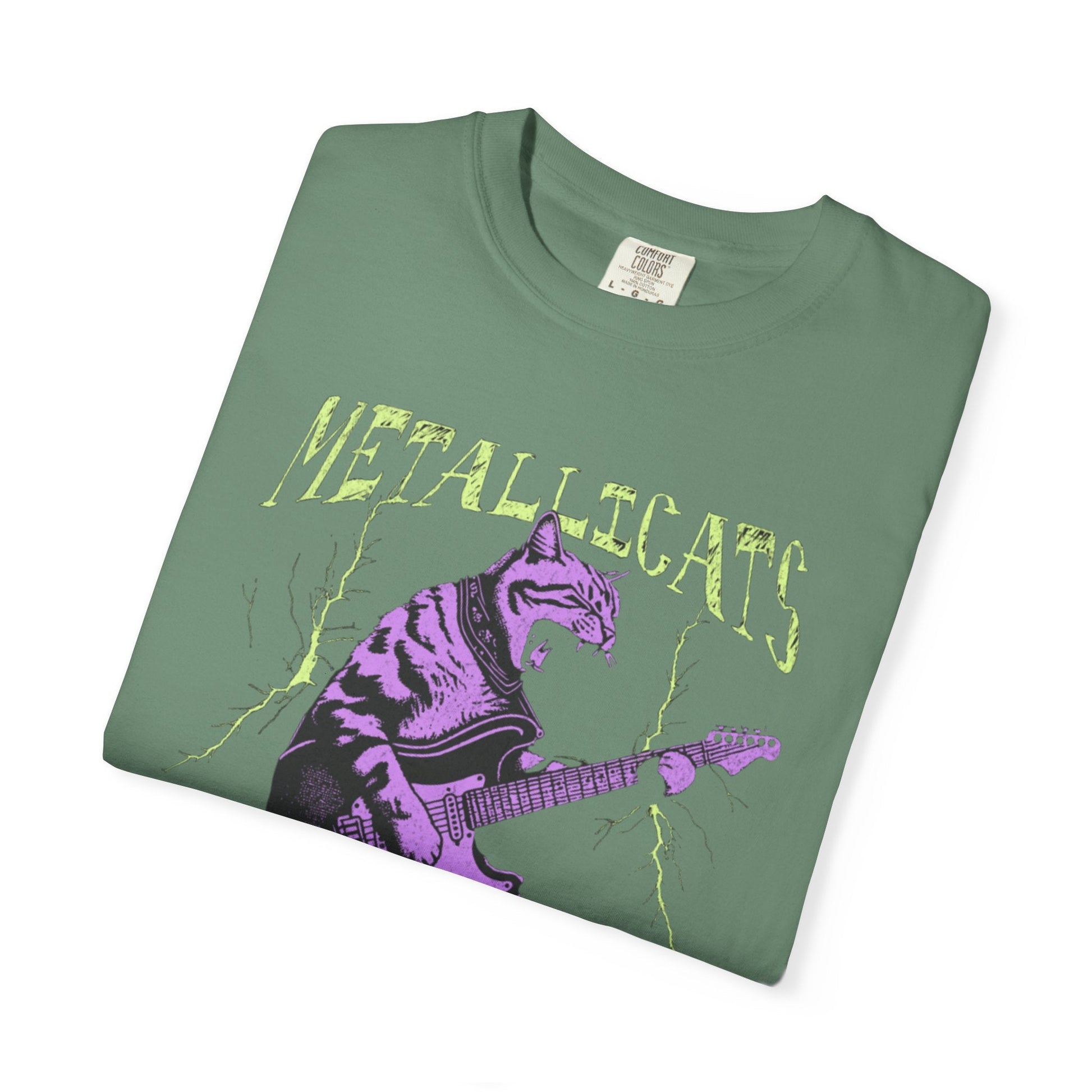 Metallicats  t-shirt vintage music apparel humour
