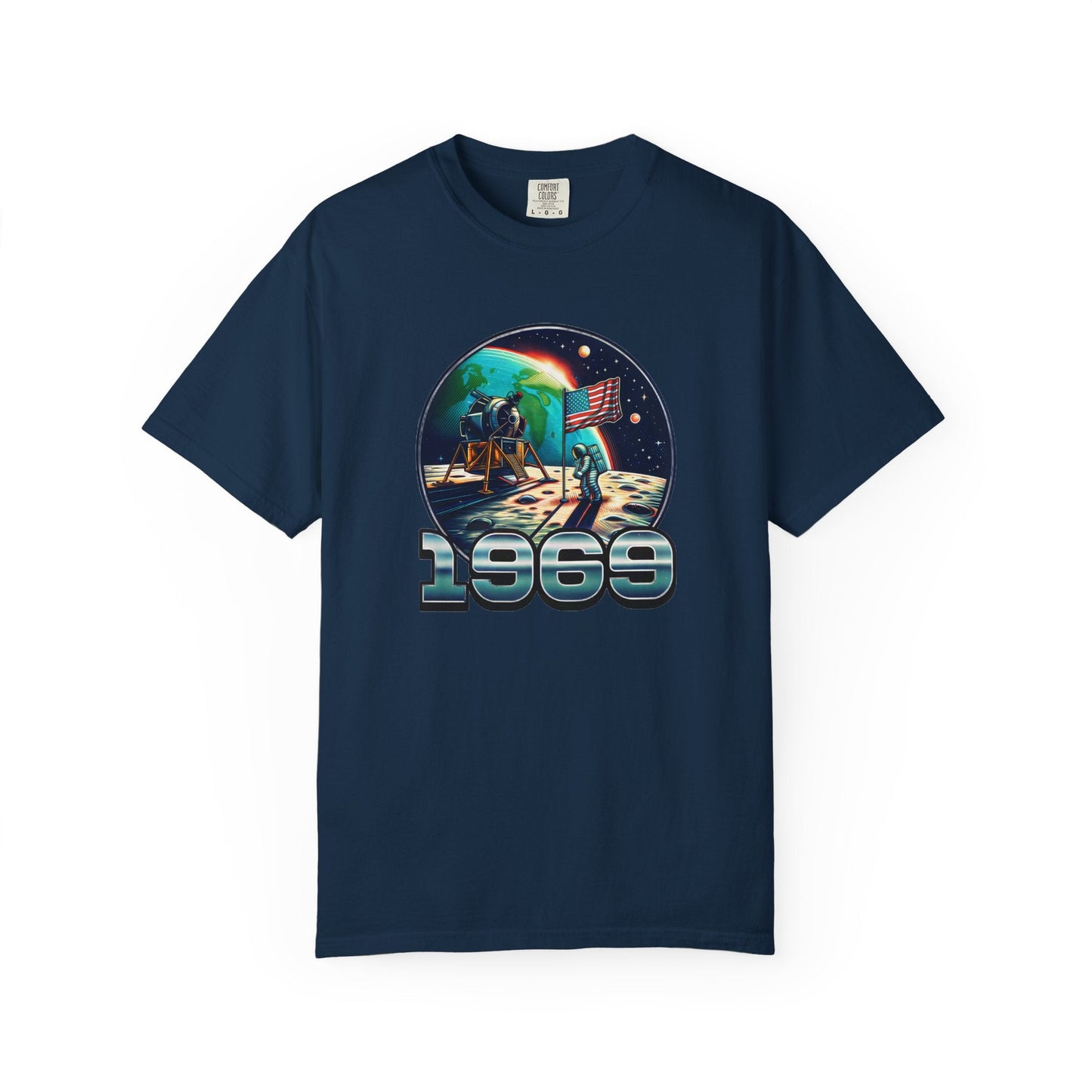 Moon landing 1969 - Customizable Comfort t-shirt for space lovers