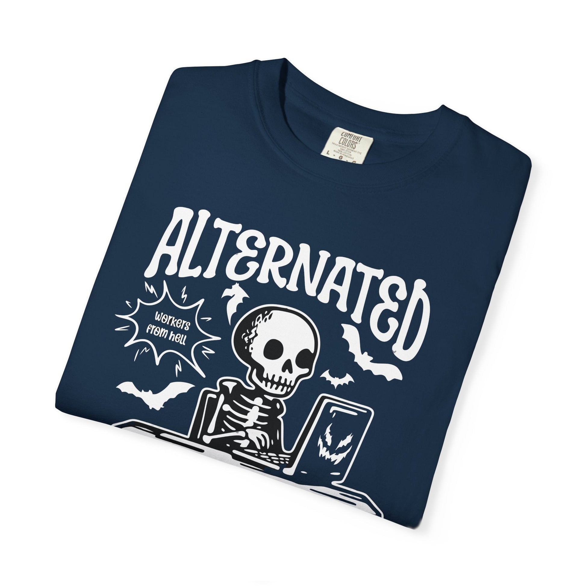 Work skeleton  t-shirt | Fun and quirky design