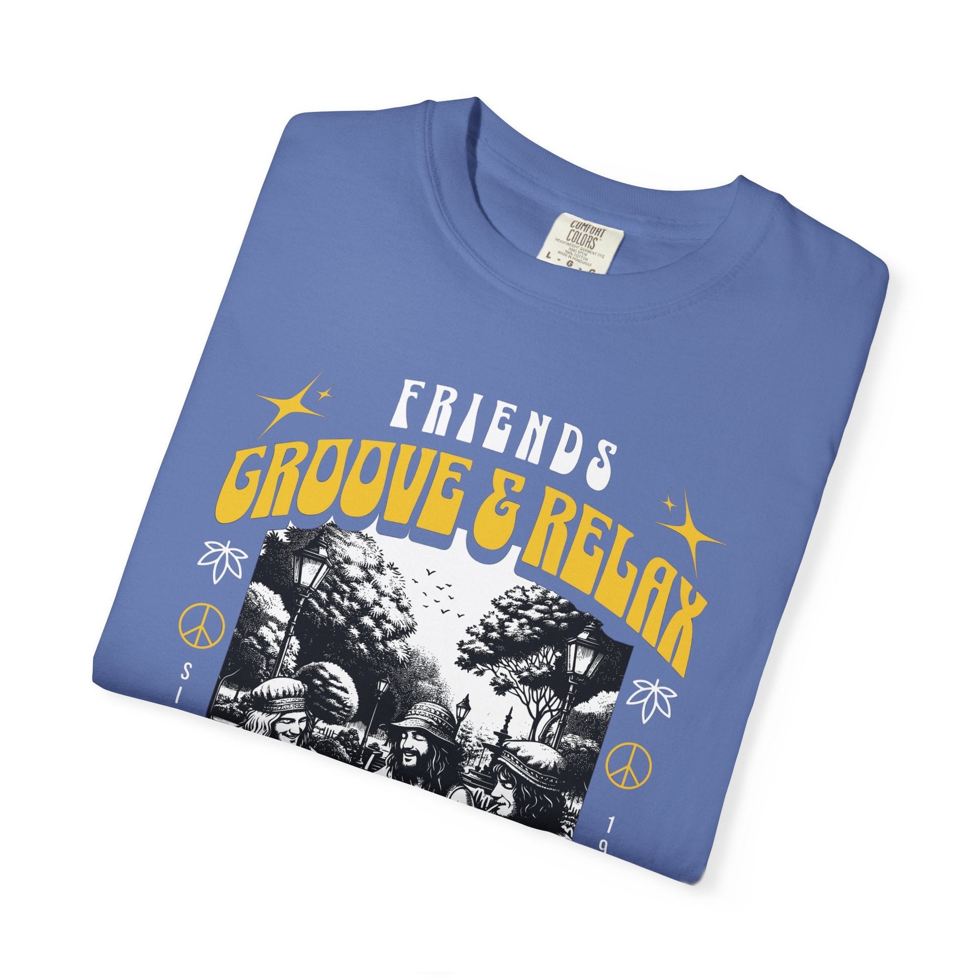Hippies and Friends Vintage Groove T-Shirt - Relaxed Style & Comfort