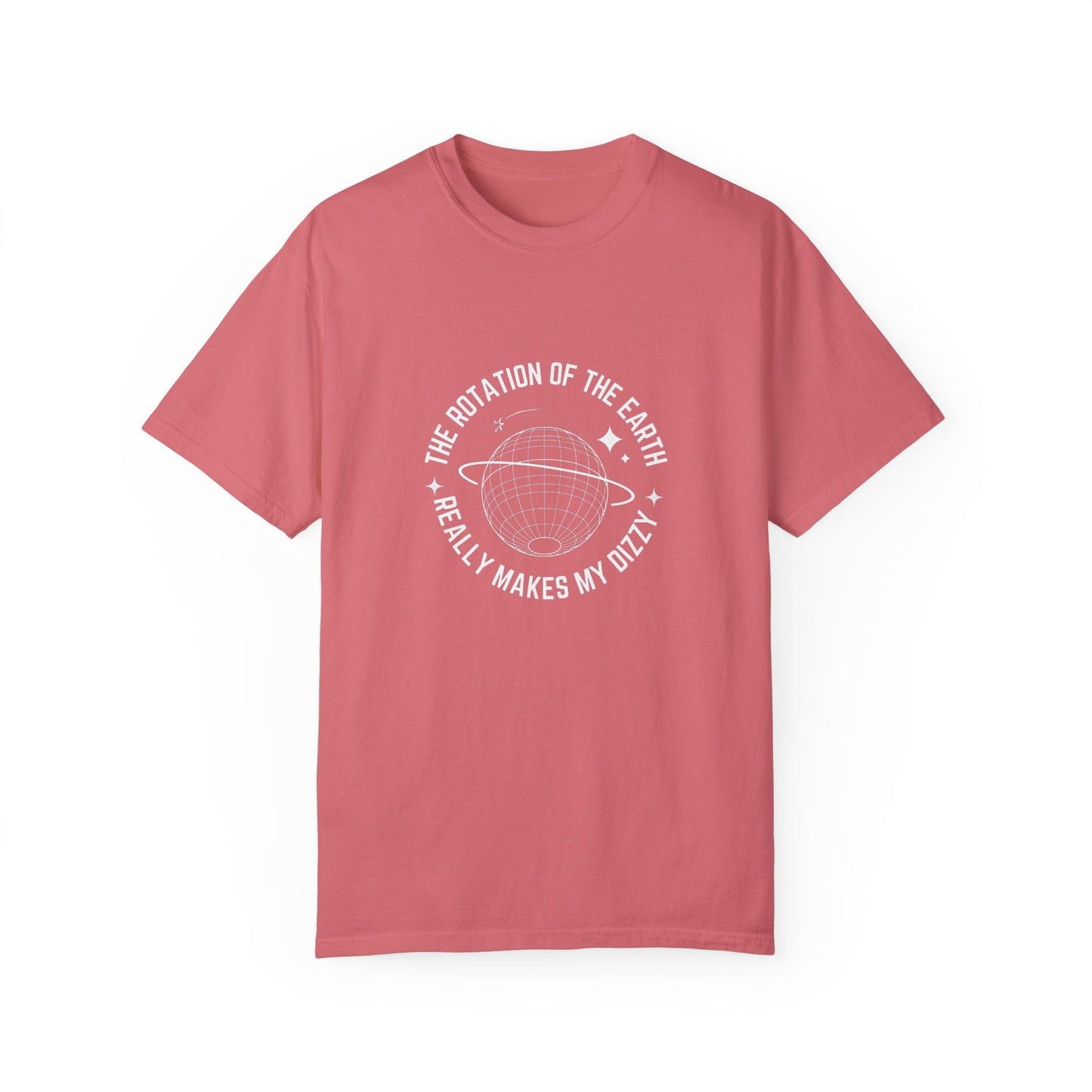 Touristic figure t-shirt | trendy & unique globe design earth rotation