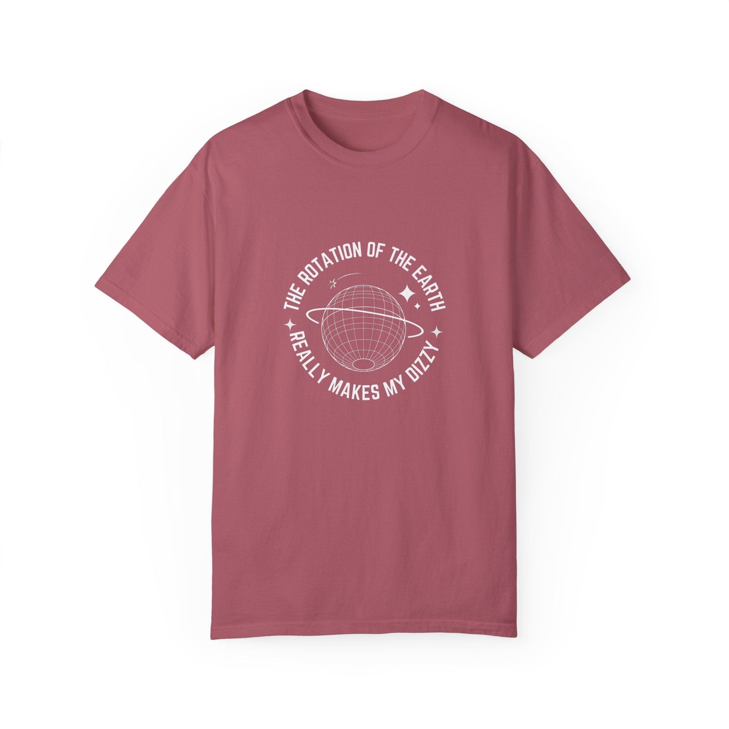 Touristic figure t-shirt | trendy & unique globe design earth rotation