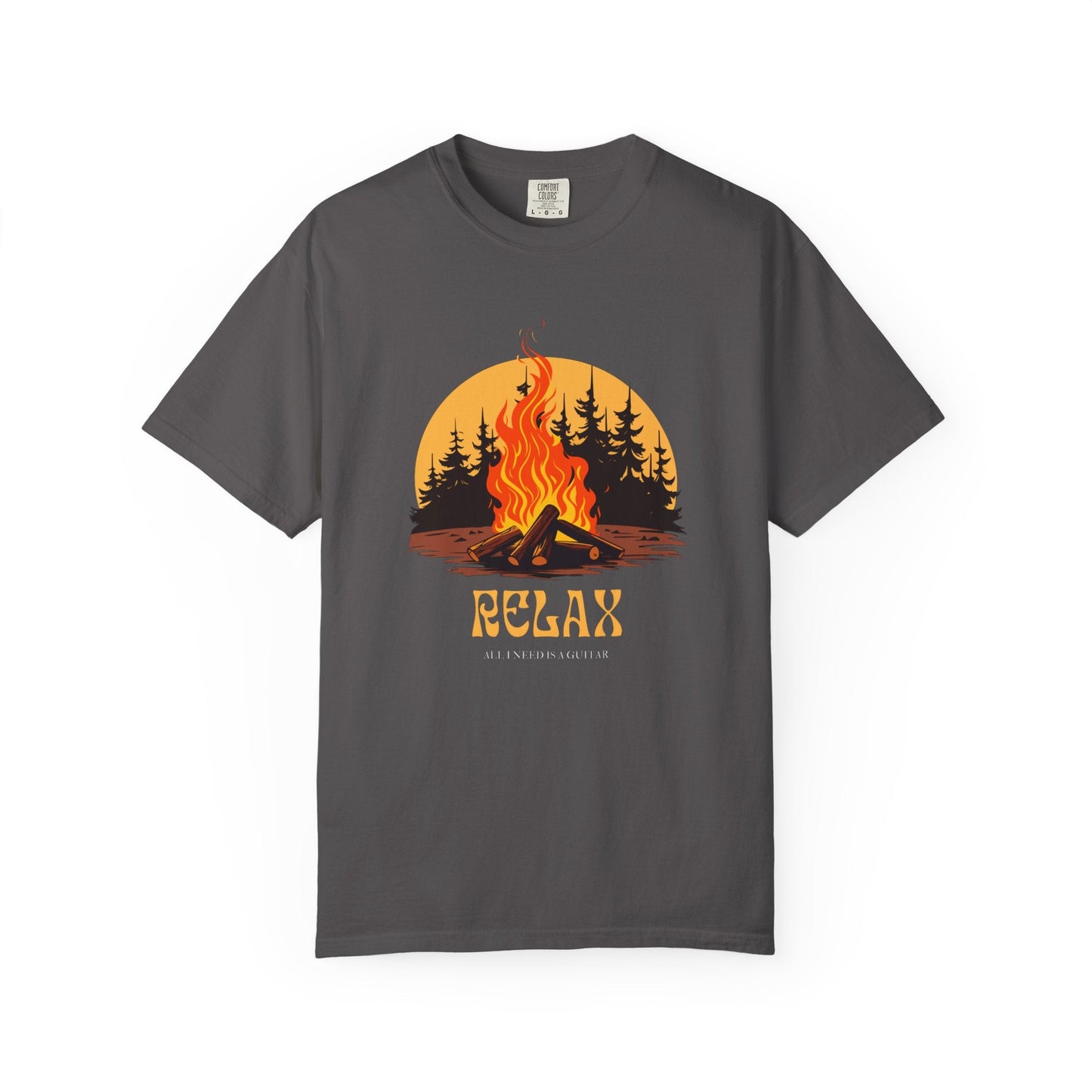 Bonfire relax unisex t-shirt – nature Inspired camping tee