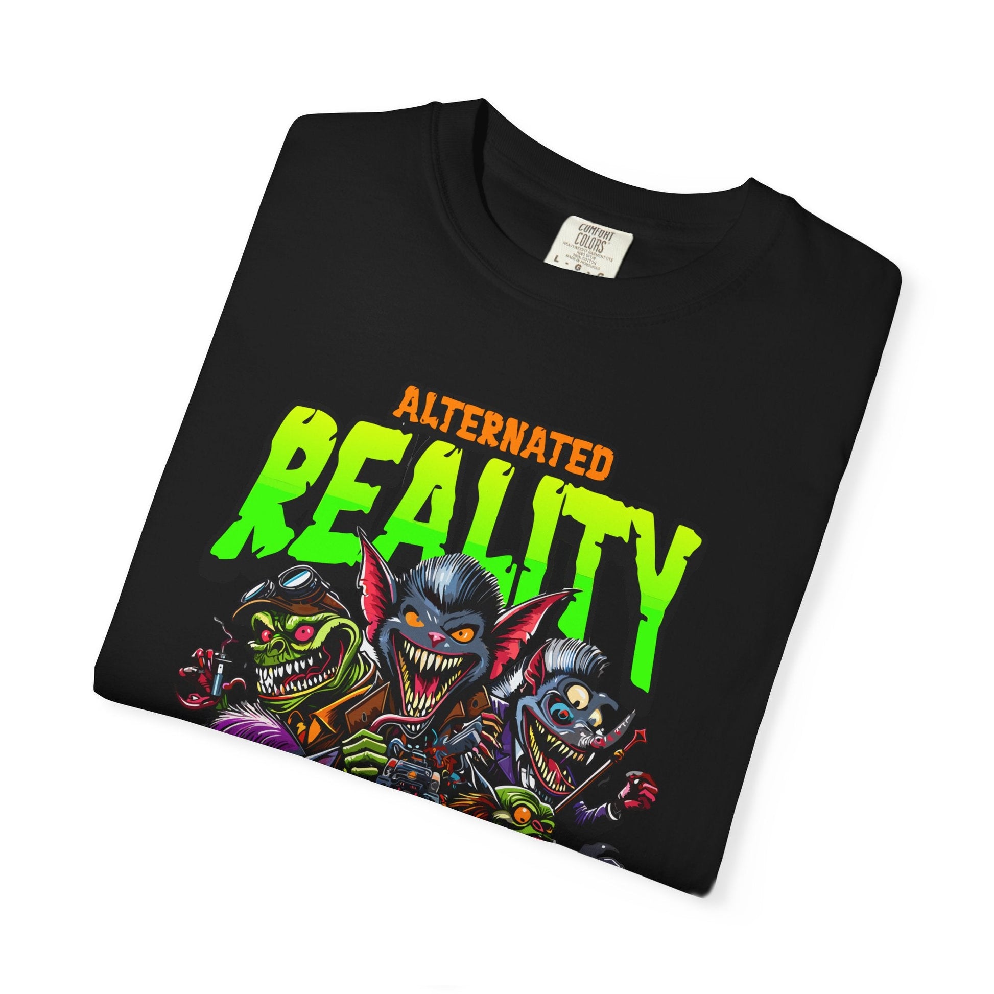 Funny monsters T-shirt with vintage hot rod graphic design