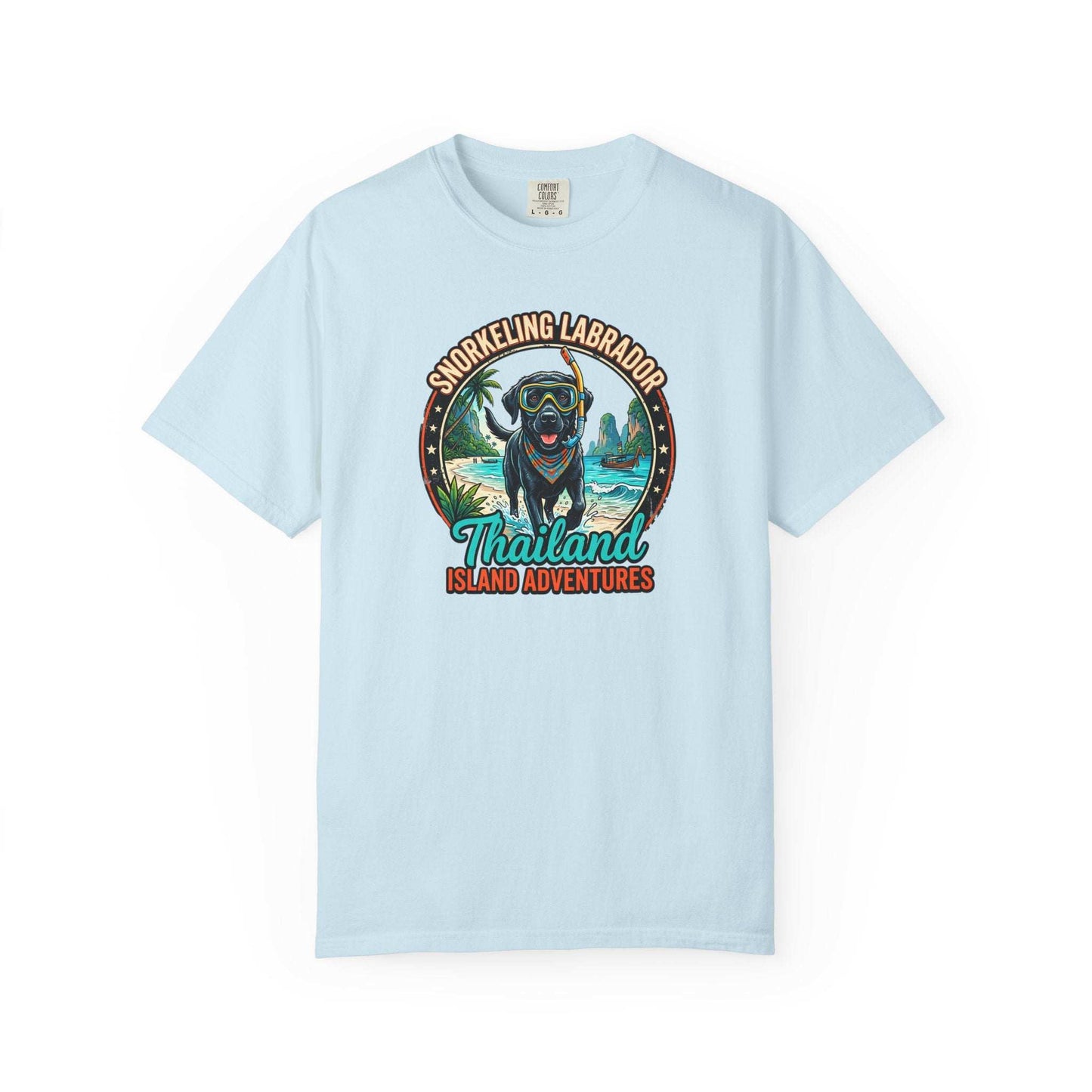 Labrador Holidays in Thailand Fun Tee for Dogs Lovers