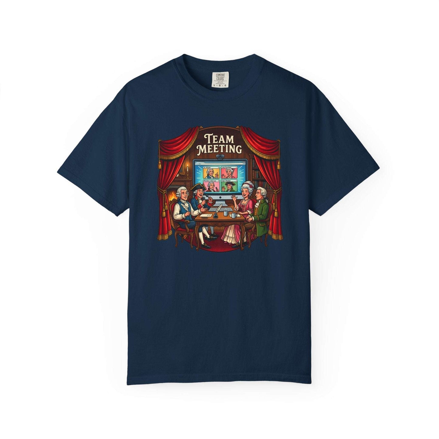A team meeting -Anachronistic cool unisex tee