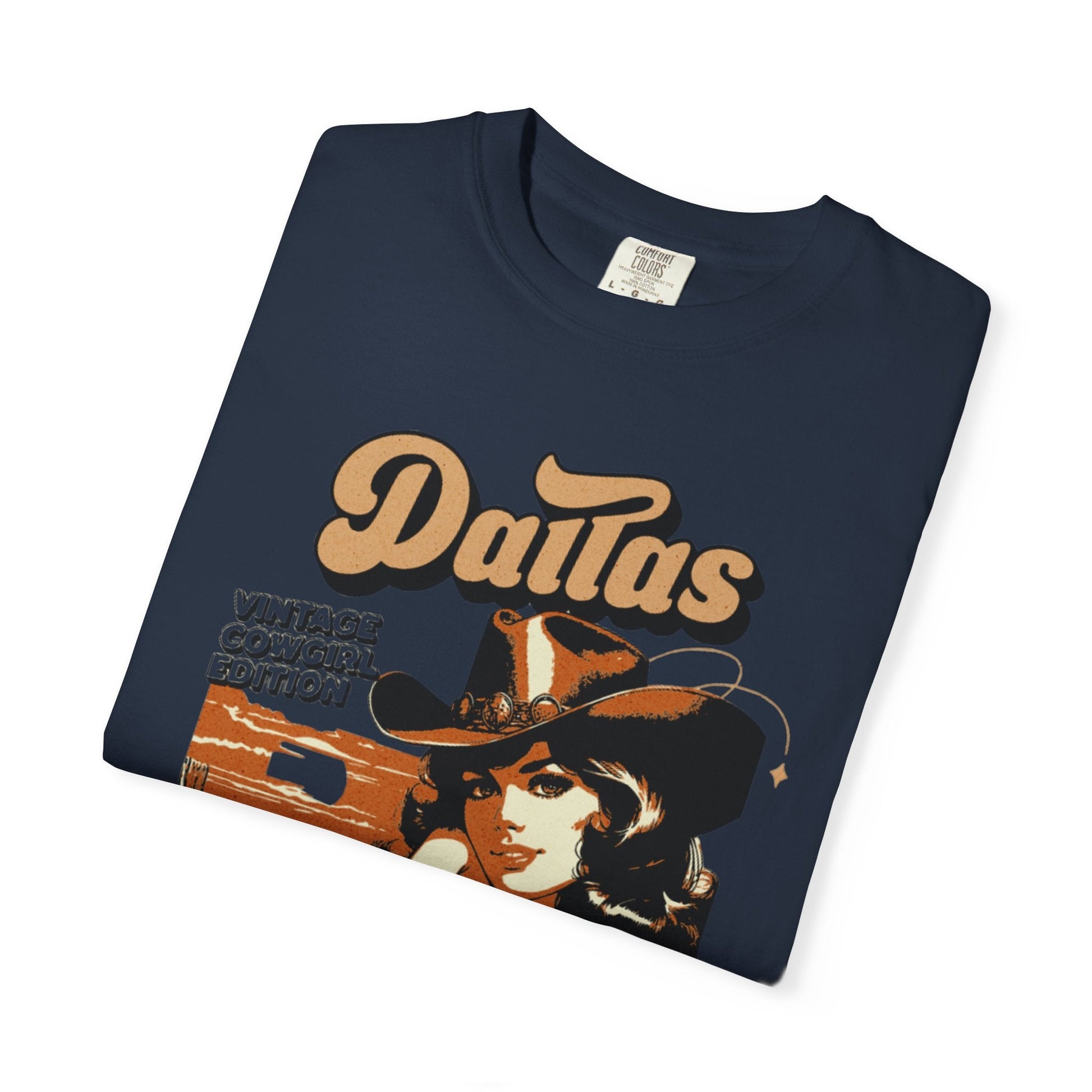 Western retro Dallas my heart t-shirt for vintage lovers