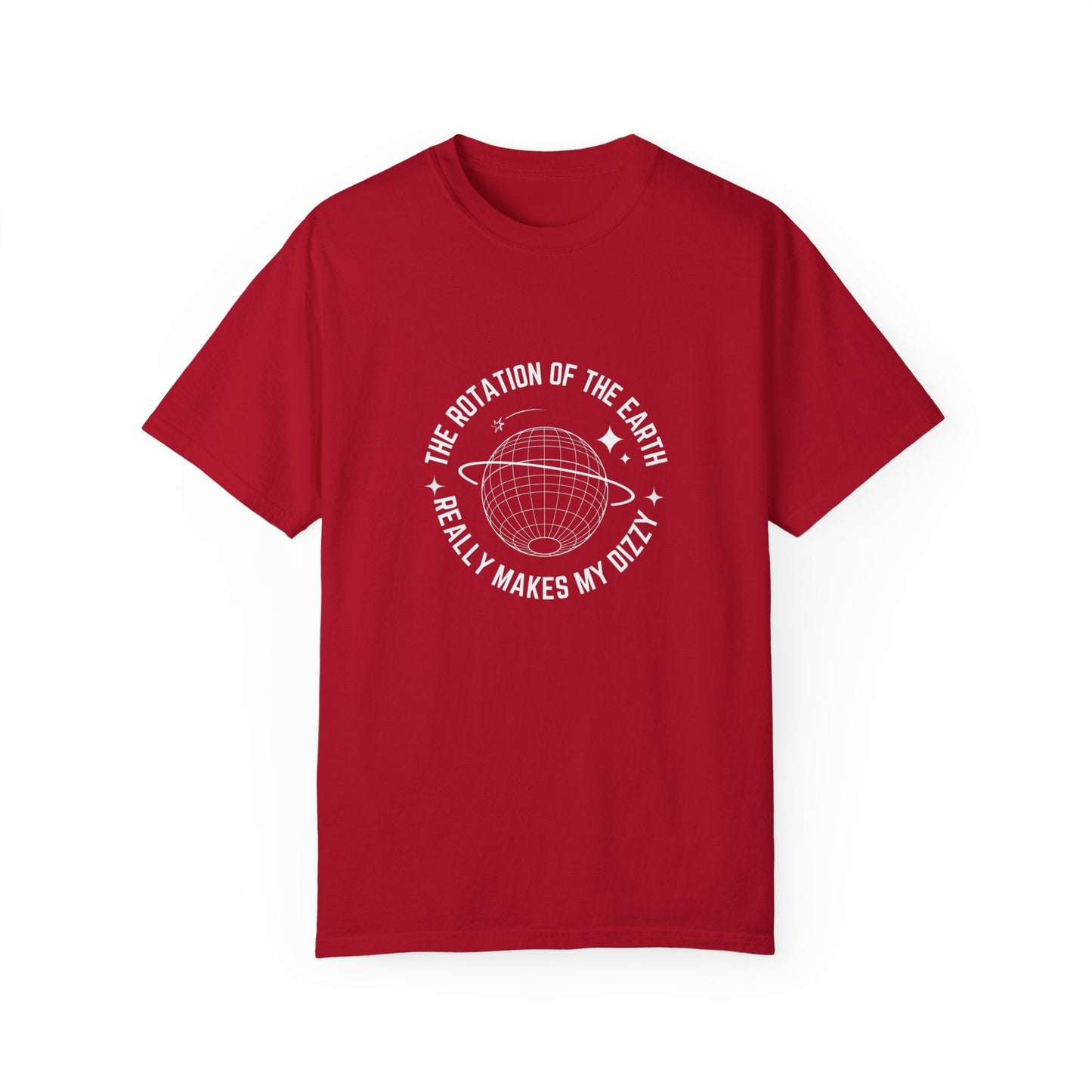 Touristic figure t-shirt | trendy & unique globe design earth rotation