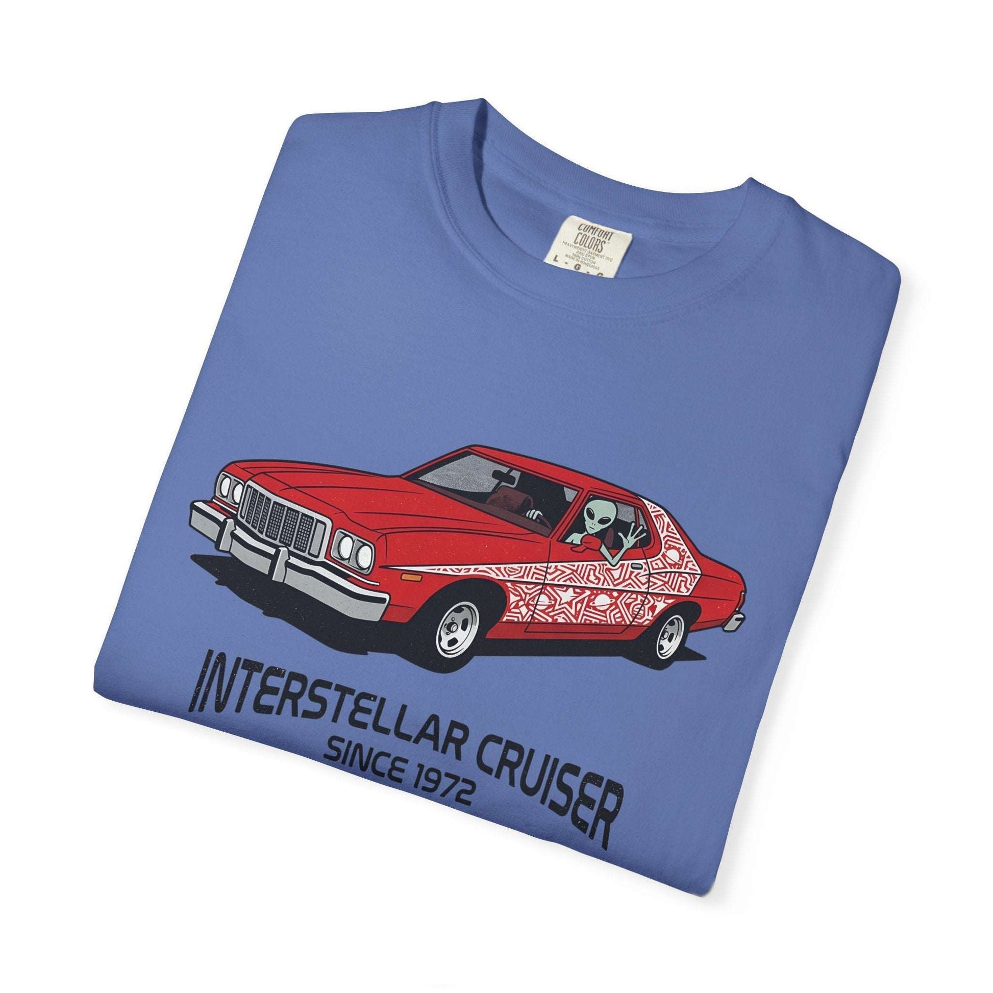 Alien Retro Car Unisex T-shirt