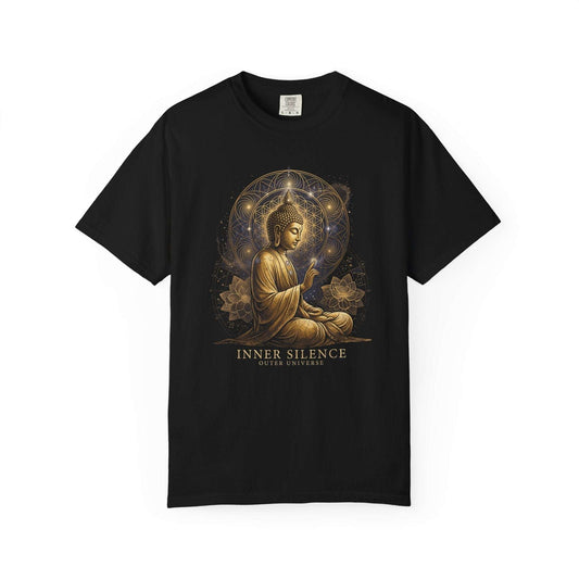 Gold Buddha statue representing Buddha Is Gold with serene and artistic design