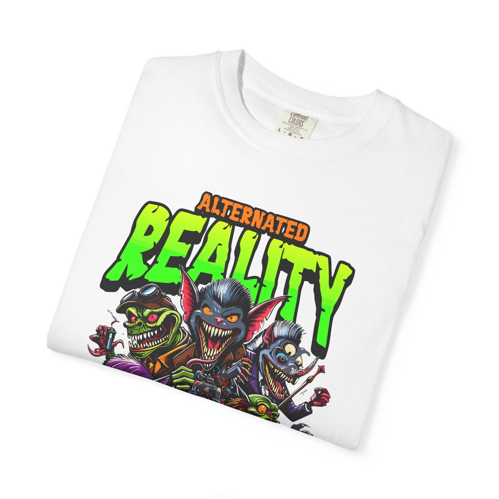 Funny monsters T-shirt with vintage hot rod graphic design