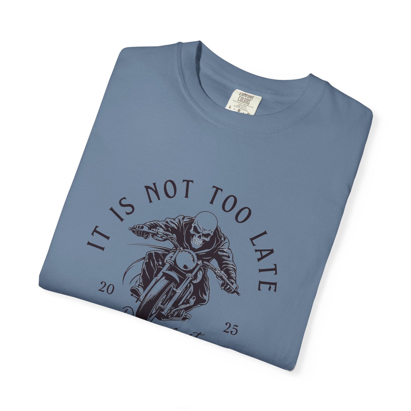 Motorcycle death T-shirt - Unique Casual Tee - Cool and 100% cotton