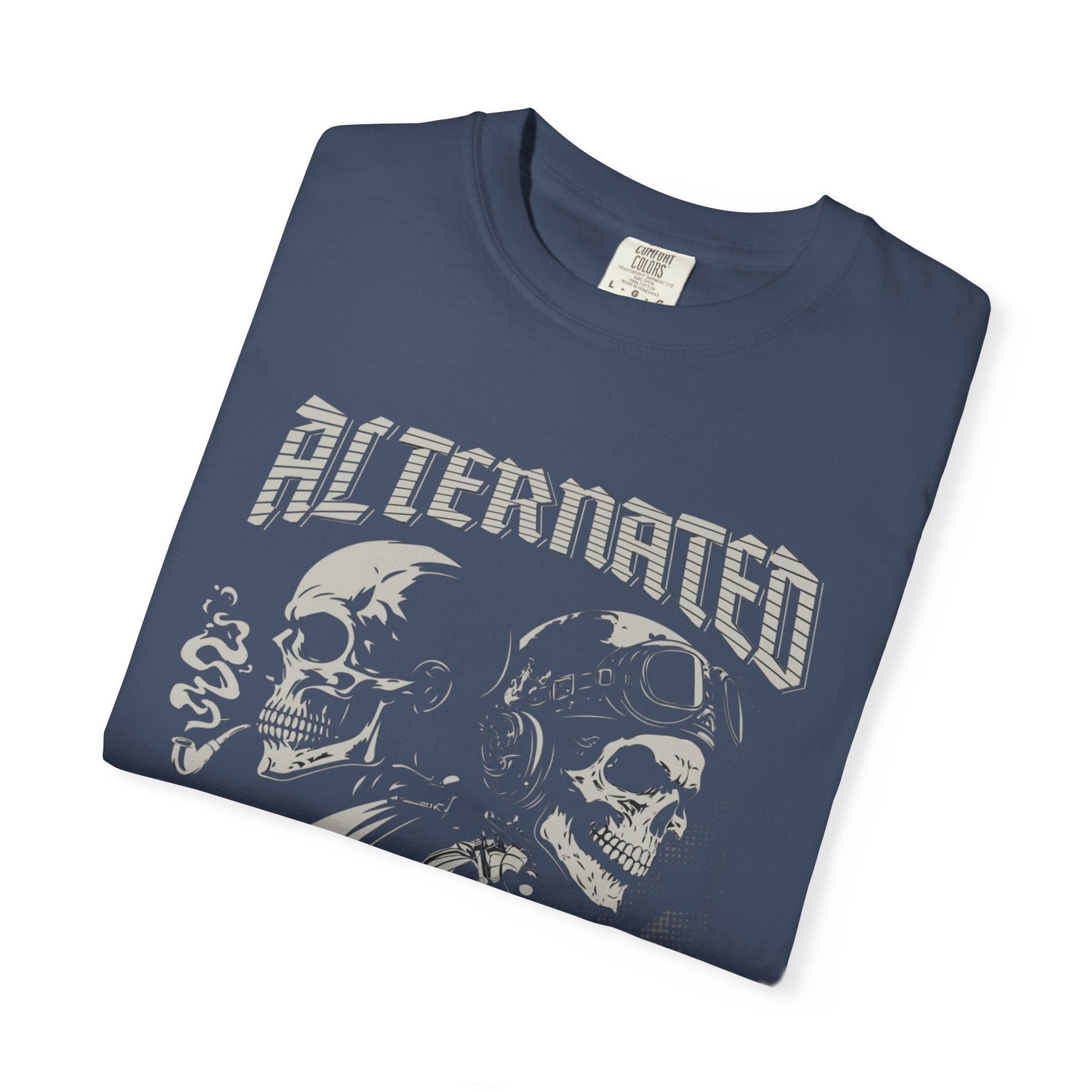 Biker skull unisex t-shirt - Bold & adventurous design