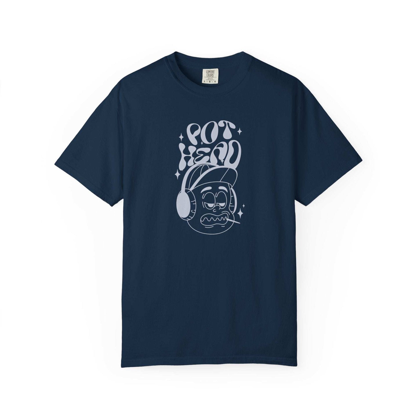 I am a Pothead graphic tee celebrating cannabis culture with bold, playful design on soft 100% cotton shirt