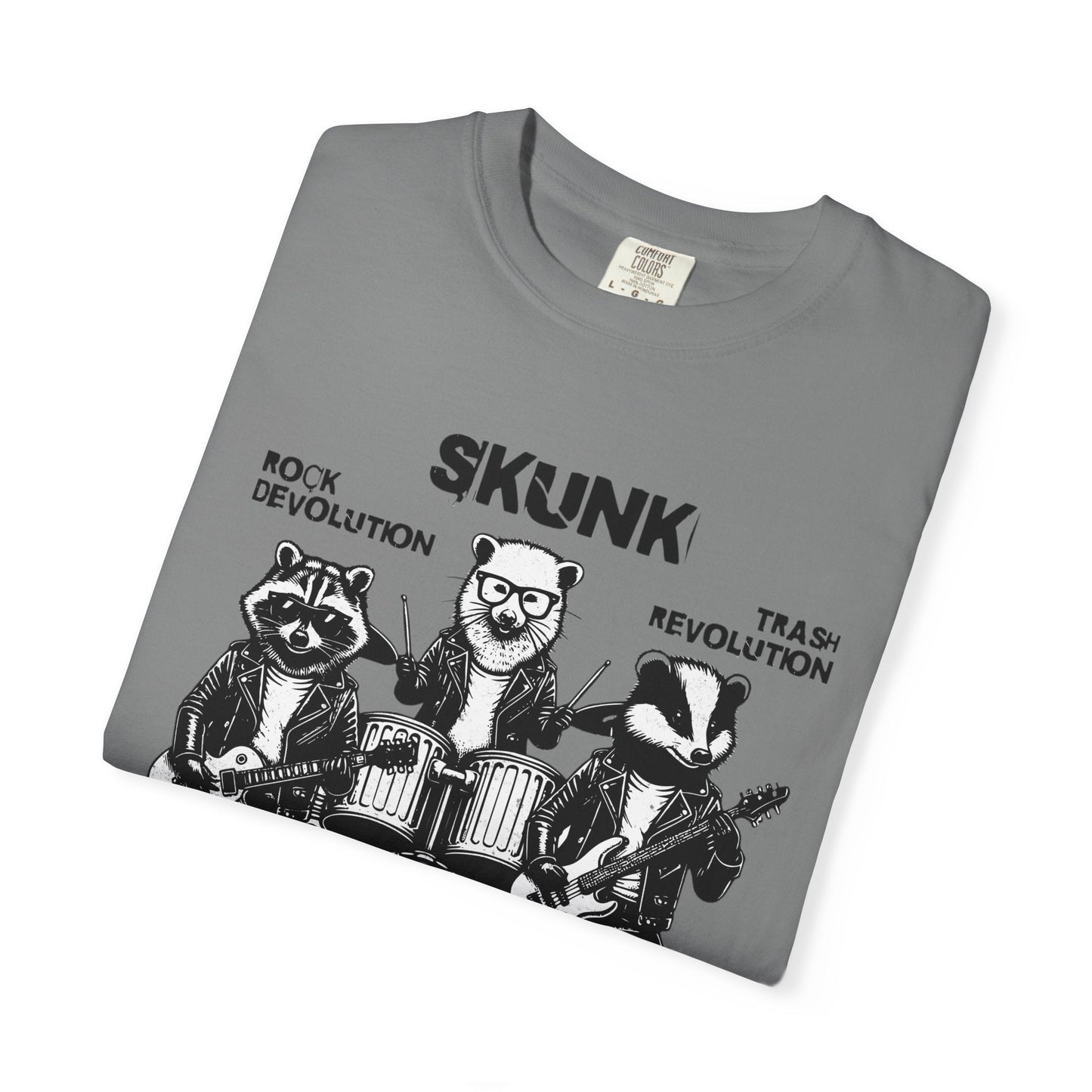 Vintage Skunk band t-shirt for rock music and cartoon fans