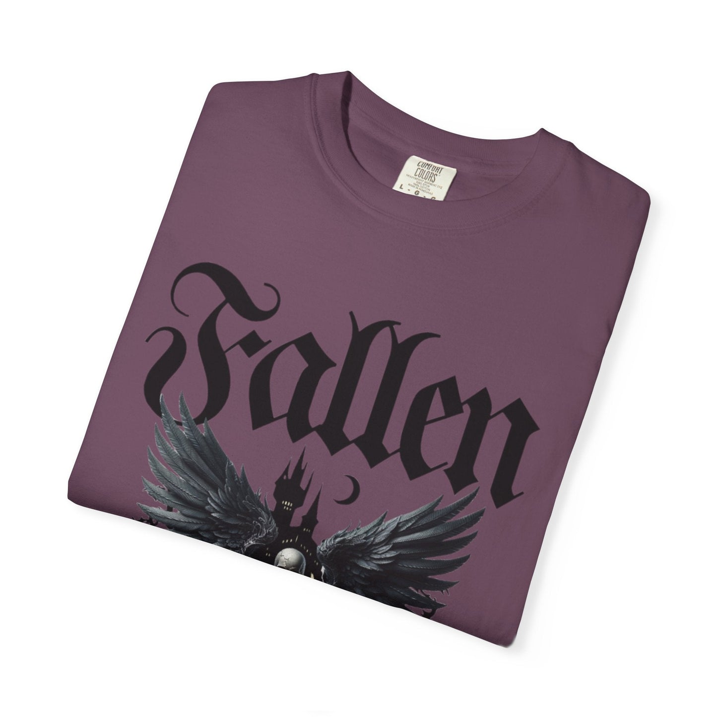 Fallen angel gothic t-shirt - Dark & Mystical Style - Rock attitude