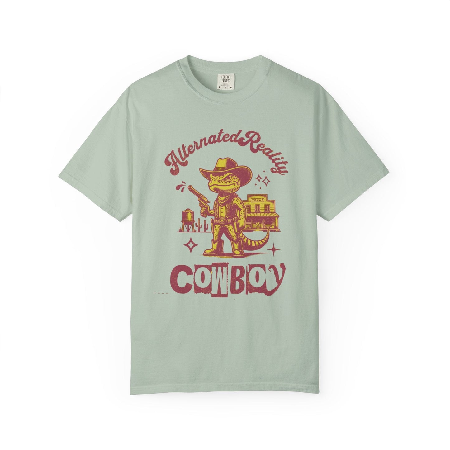 Graphic t-shirt - Alternated Reality frog cowboy contrasted print