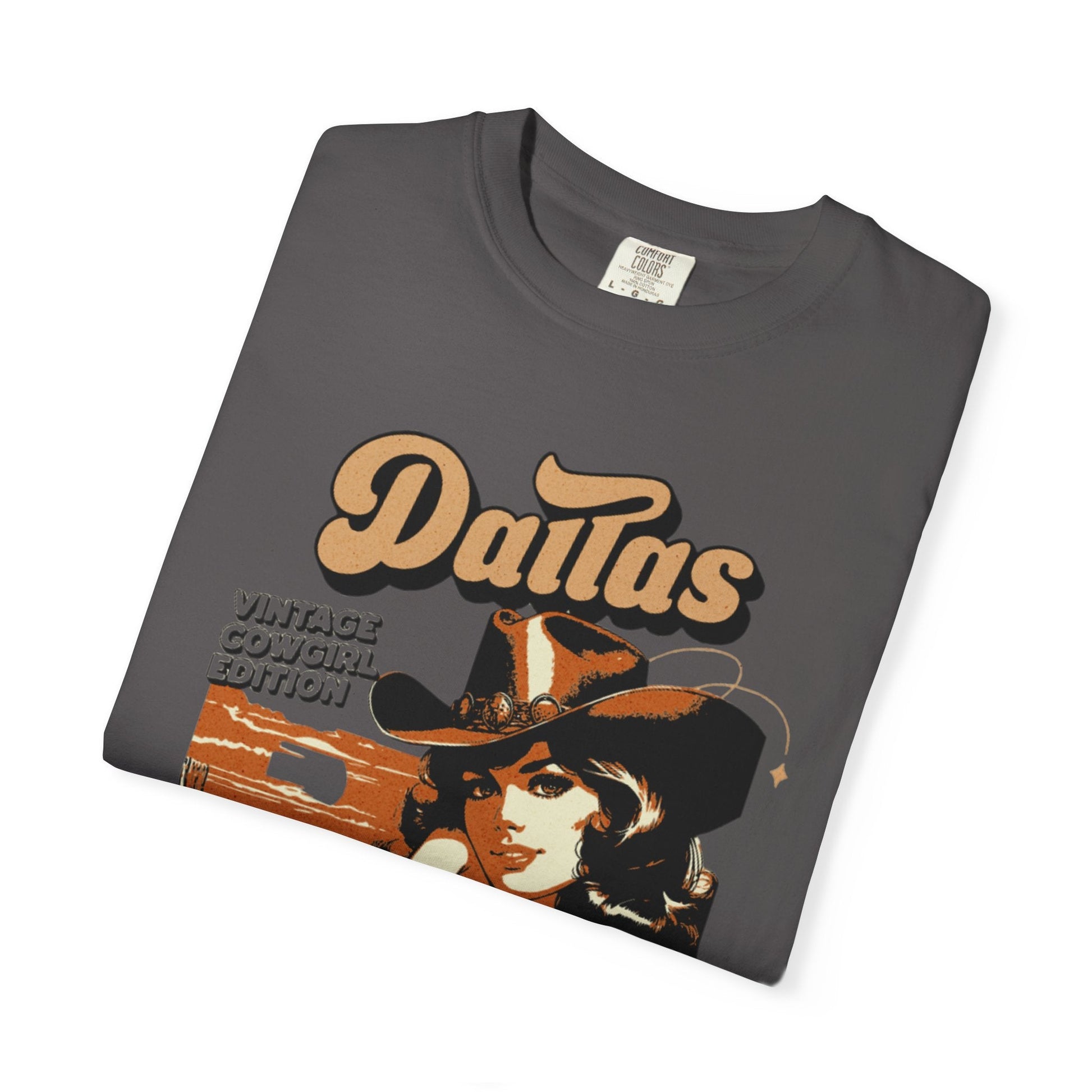 Western retro Dallas my heart t-shirt for vintage lovers